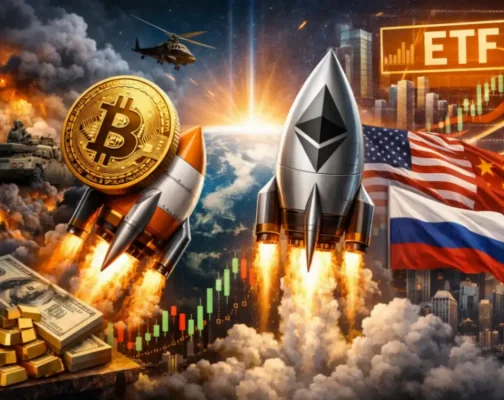 Ралли Bitcoin и Ethereum на фоне геополитики и ETF-инвестиций